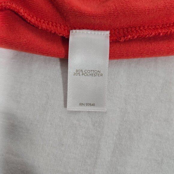 J. JILL Fit Relaxed Versatile ORANGE Terry Drawstring Pockets Short Size XL PET. - Picture 12 of 16